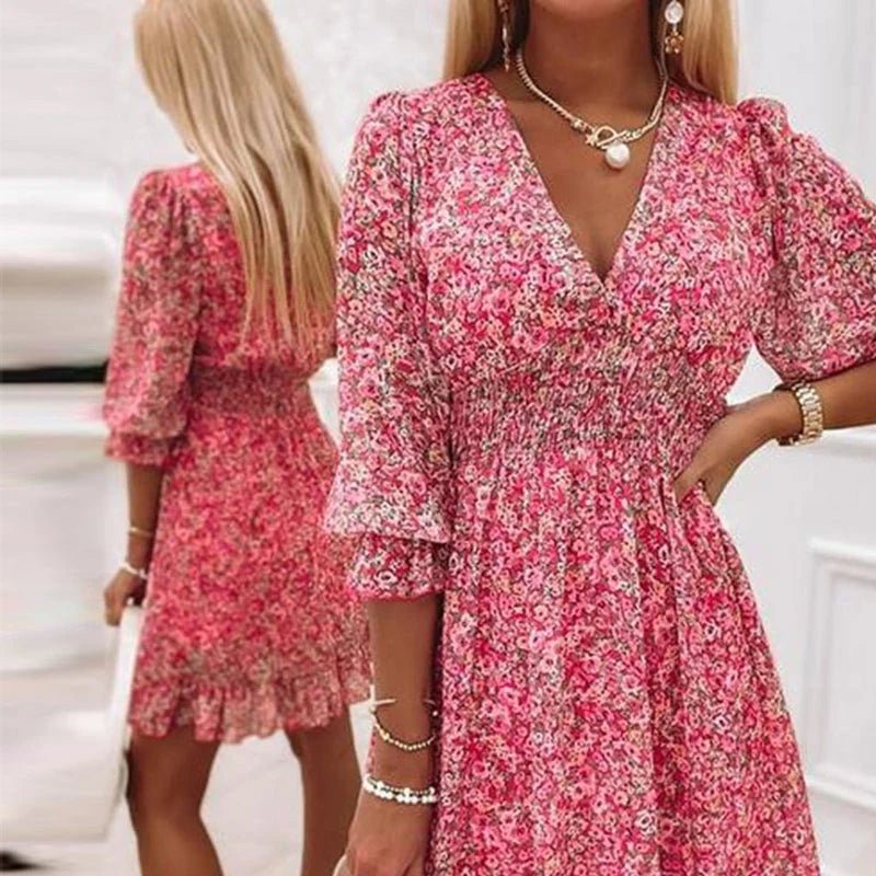 Sunna – Elegant Floral Dress