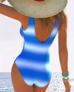 Eleanor | Ombré Blue Swimsuit