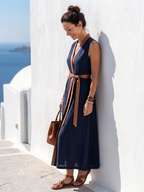 Myra | Contrast Trim Mini Dress