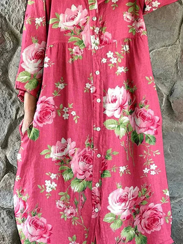Maddie | Artistic Floral Dress
