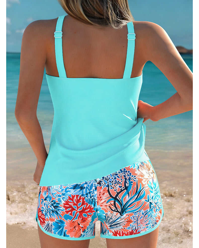 Poppy | Floral Print Tankini