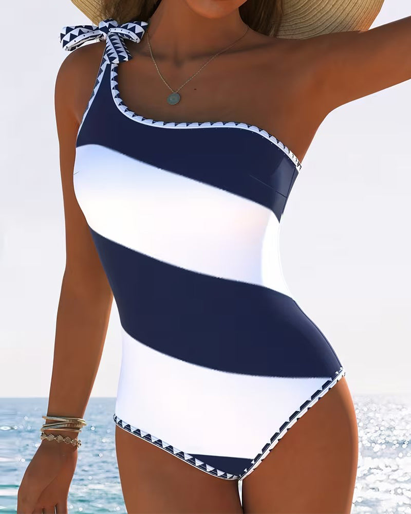 Isabella | Striped Swimsuit