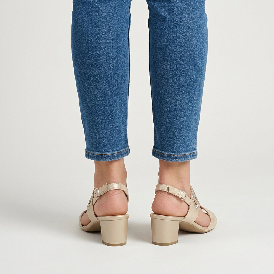 Gea - Comfortable Women's Heeled Sandal