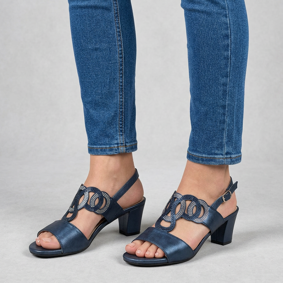 Gea - Comfortable Women's Heeled Sandal