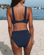 Ruby | Solid Colour Two-Piece