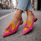 Lorena | All-Day Comfort Pom-Pom Flats