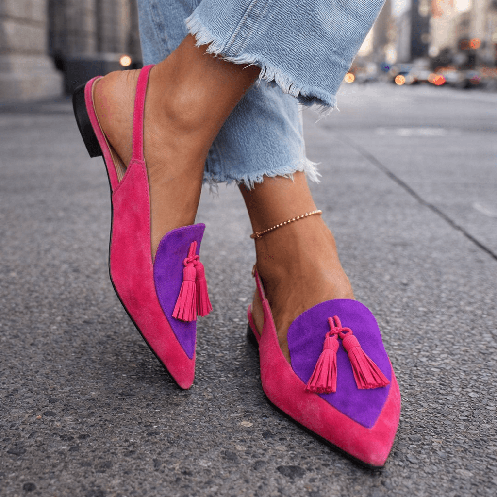 Lorena | All-Day Comfort Pom-Pom Flats