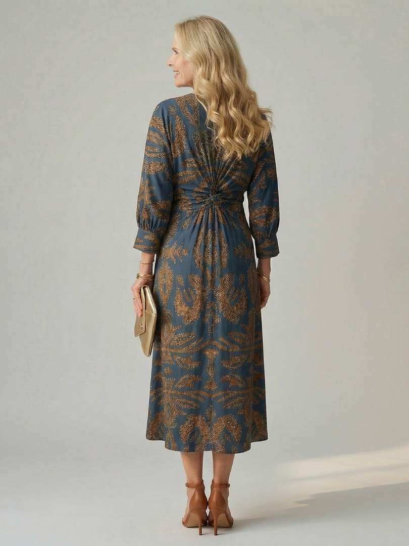 Lune | Natural Wrap Mini Dress