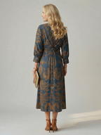 Lune | Natural Wrap Mini Dress