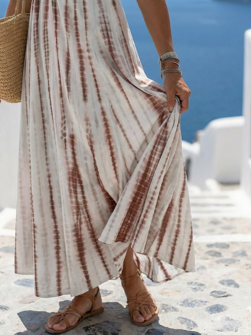 Karys | Relaxed Fit Soft Coloured Mini Dress