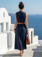 Myra | Contrast Trim Mini Dress
