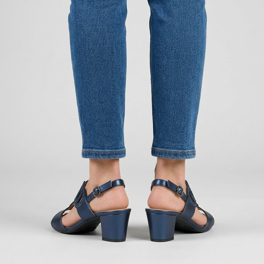 Gea - Comfortable Women's Heeled Sandal