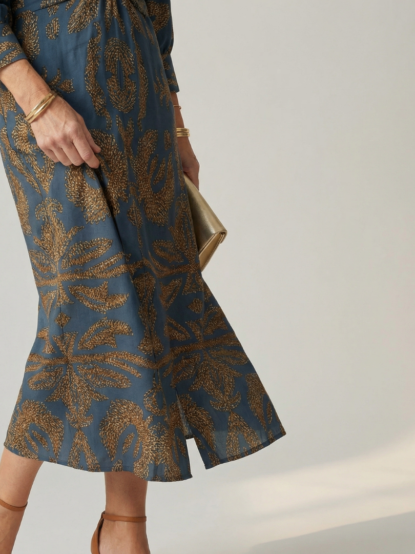 Lune | Natural Wrap Mini Dress