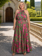 Rowen | Draped Halterneck Mini Dress