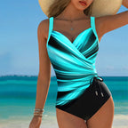 Eleanor | Ombré Lace-Up Swimsuit