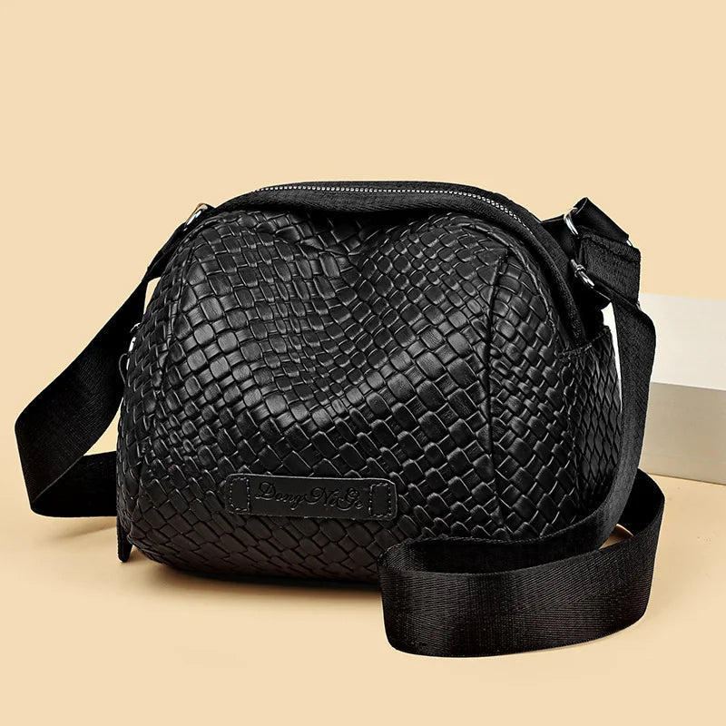 Soleil - Chic Lightweight Woven Crossbody Bag