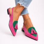 Lorena | All-Day Comfort Pom-Pom Flats