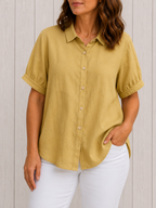 Pamela™ | Everyday Button-Up Shirt