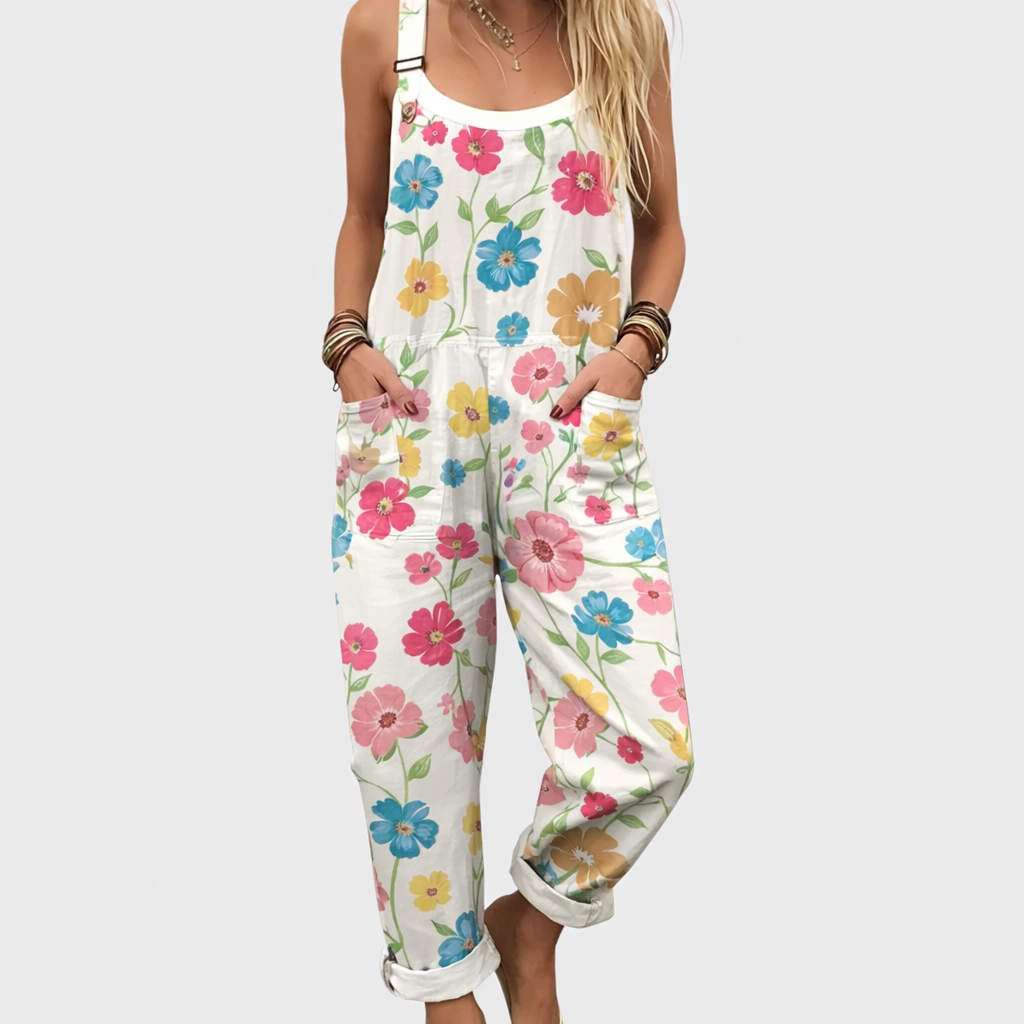 Comfortable Patterned Jumpsuit