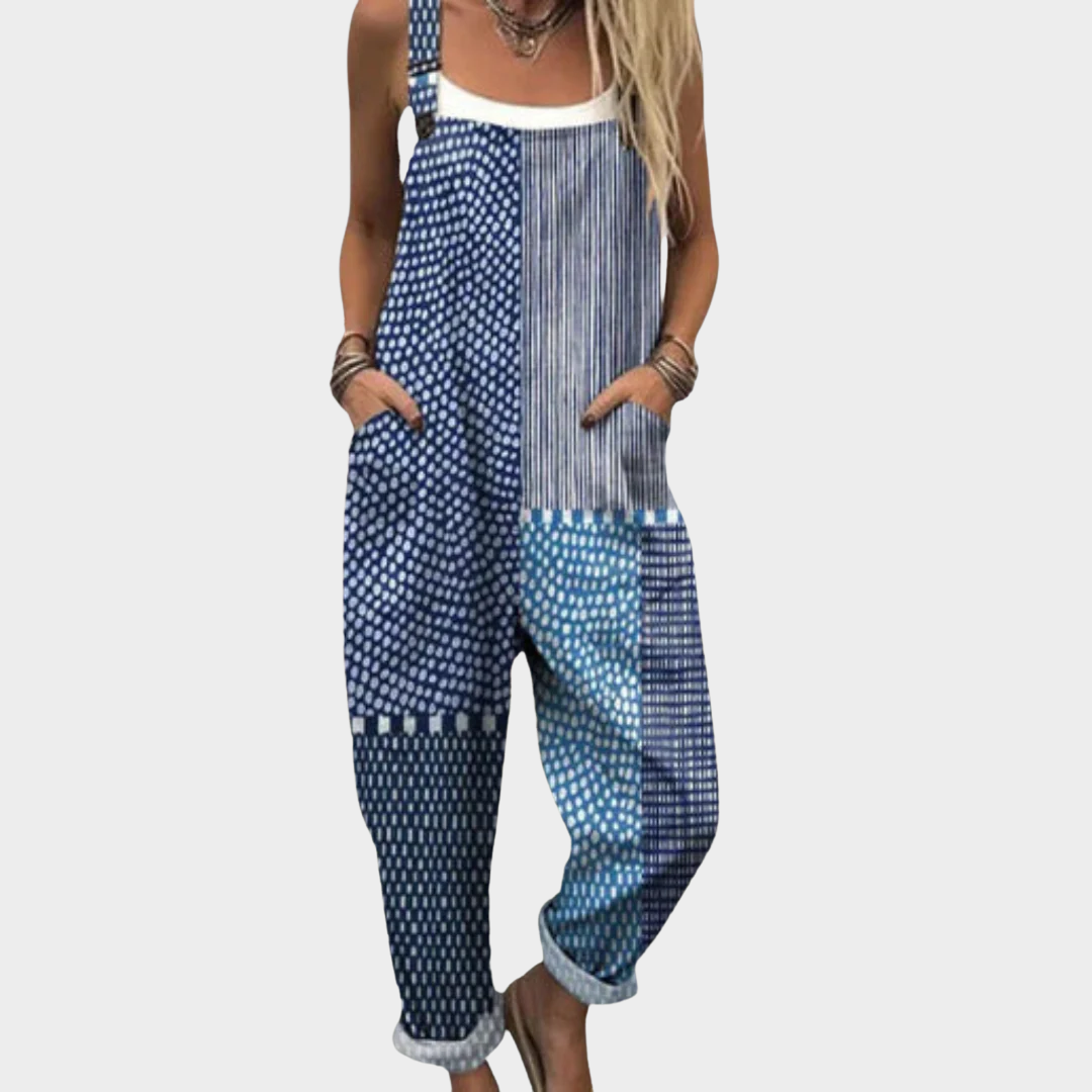 Comfortable Patterned Jumpsuit