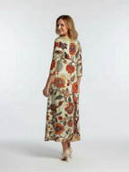 Corisande | V-Neck Long Sleeve Floral Mini Dress