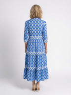Ysolde | Three-Quarter Sleeve Chain Print Mini Dress