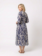 Oriana | Collared Long Sleeve Tie-Waist Mini Dress