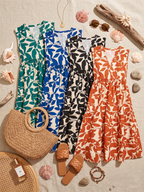 Tasha™ | Elegant Belly-Camouflaging Midi Dress
