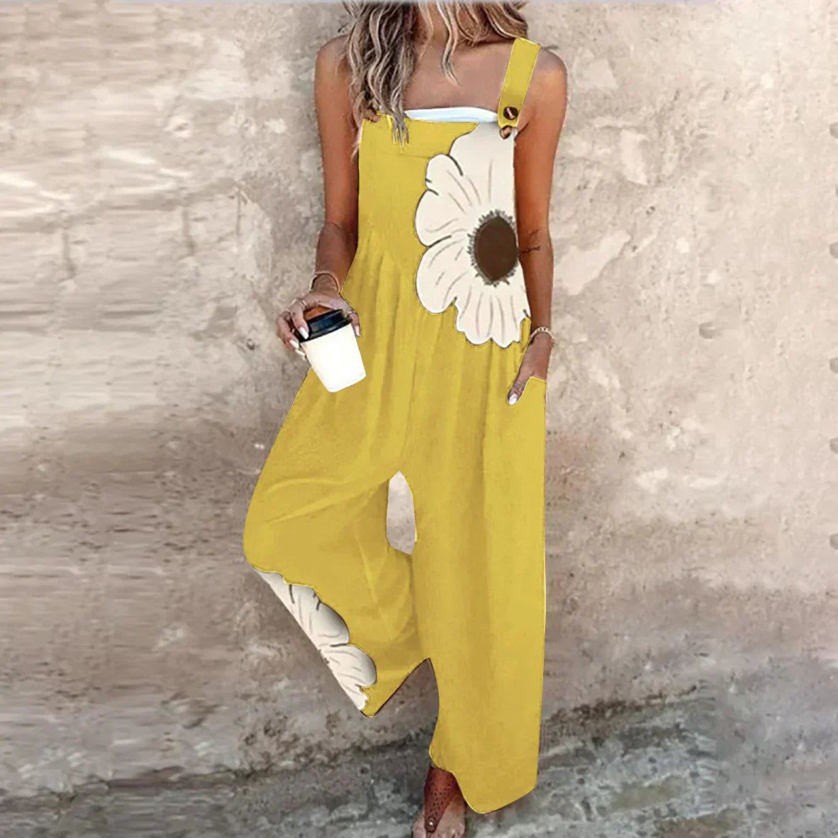 Comfortable Patterned Jumpsuit