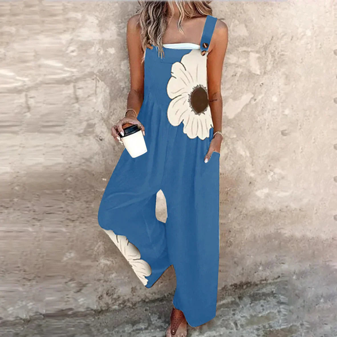 Comfortable Patterned Jumpsuit