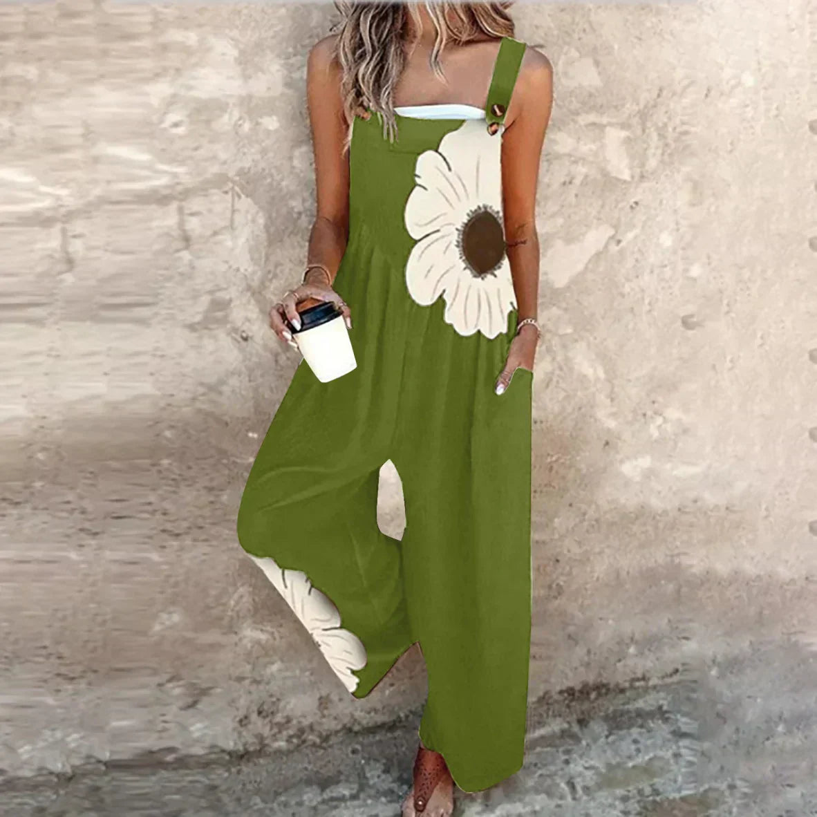 Comfortable Patterned Jumpsuit