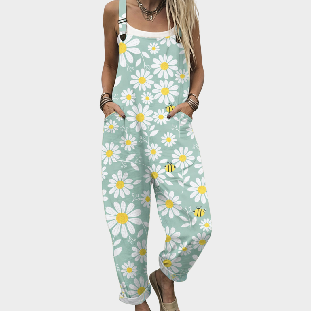 Comfortable Patterned Jumpsuit