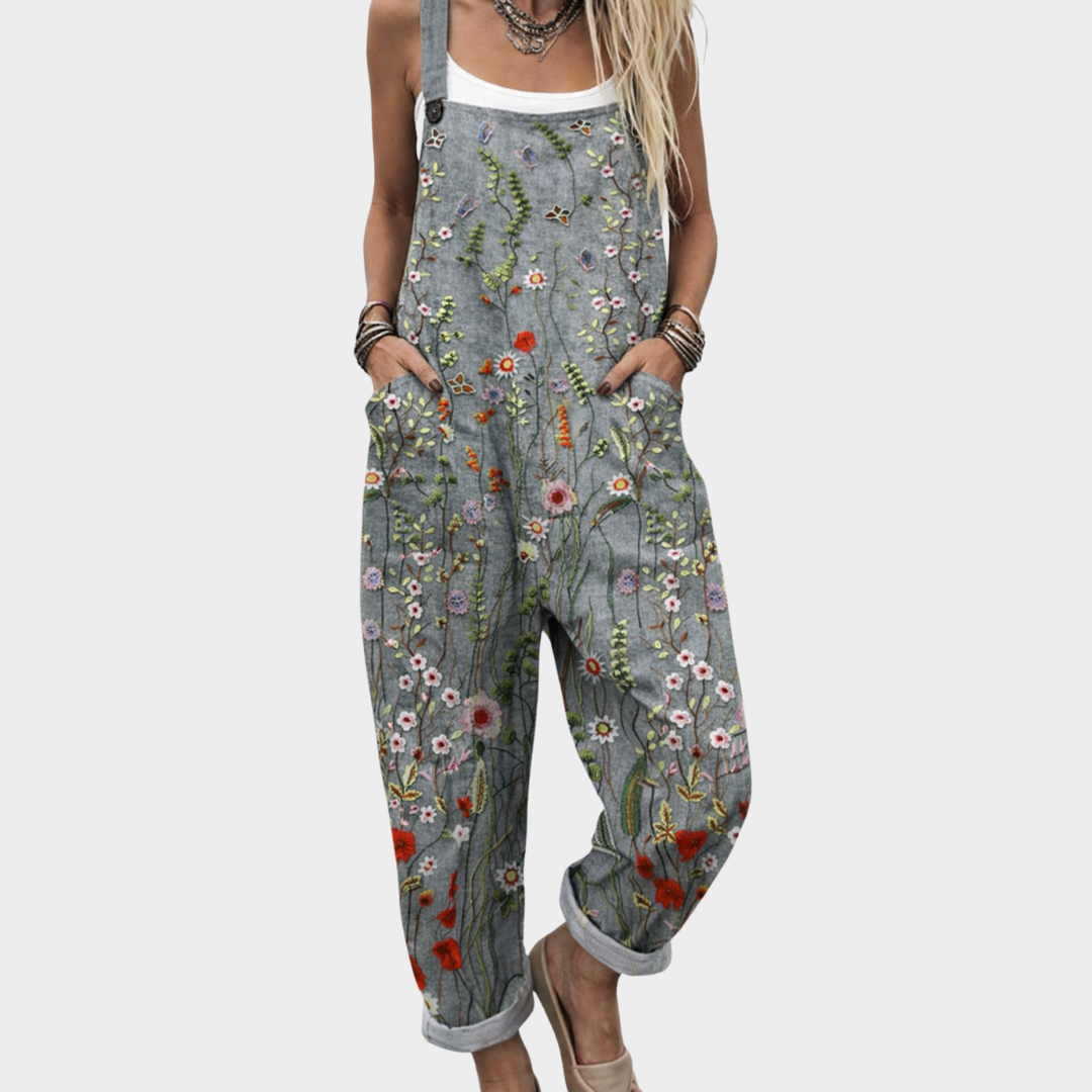 Comfortable Patterned Jumpsuit