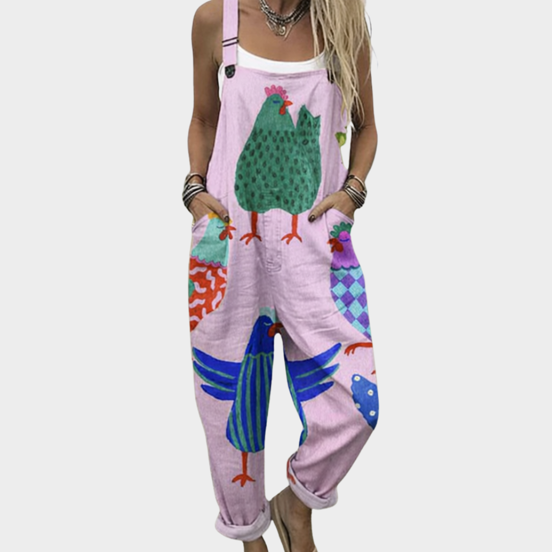 Comfortable Patterned Jumpsuit