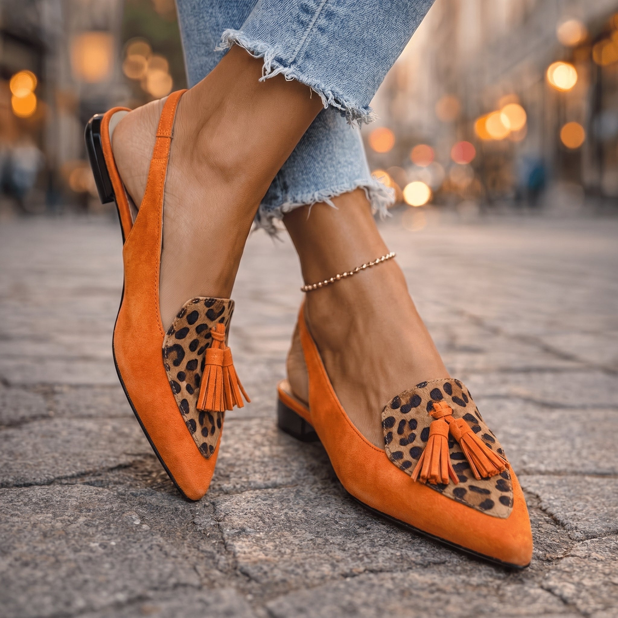 Lorena | All-Day Comfort Pom-Pom Flats