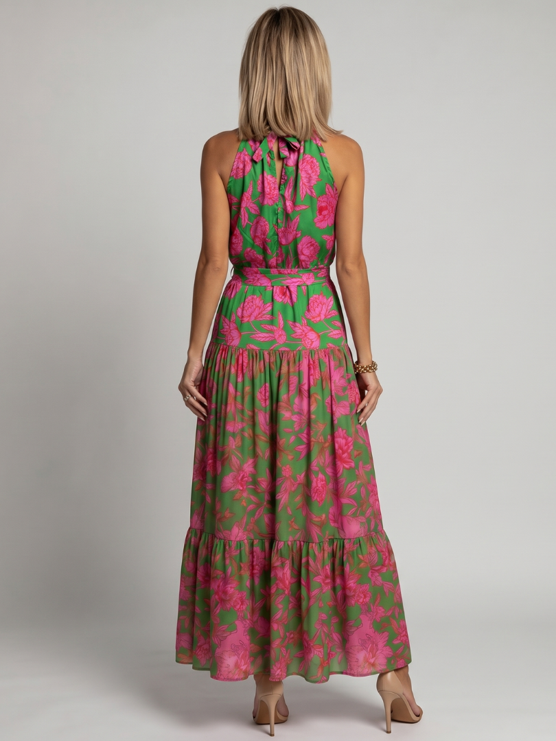 Rowen | Draped Halterneck Mini Dress