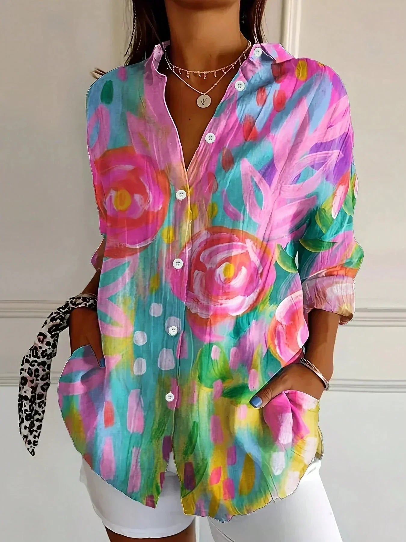 Sadie | Colourful Printed Blouse