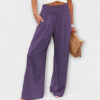 Thearya - Relaxed Wide Leg Trousers