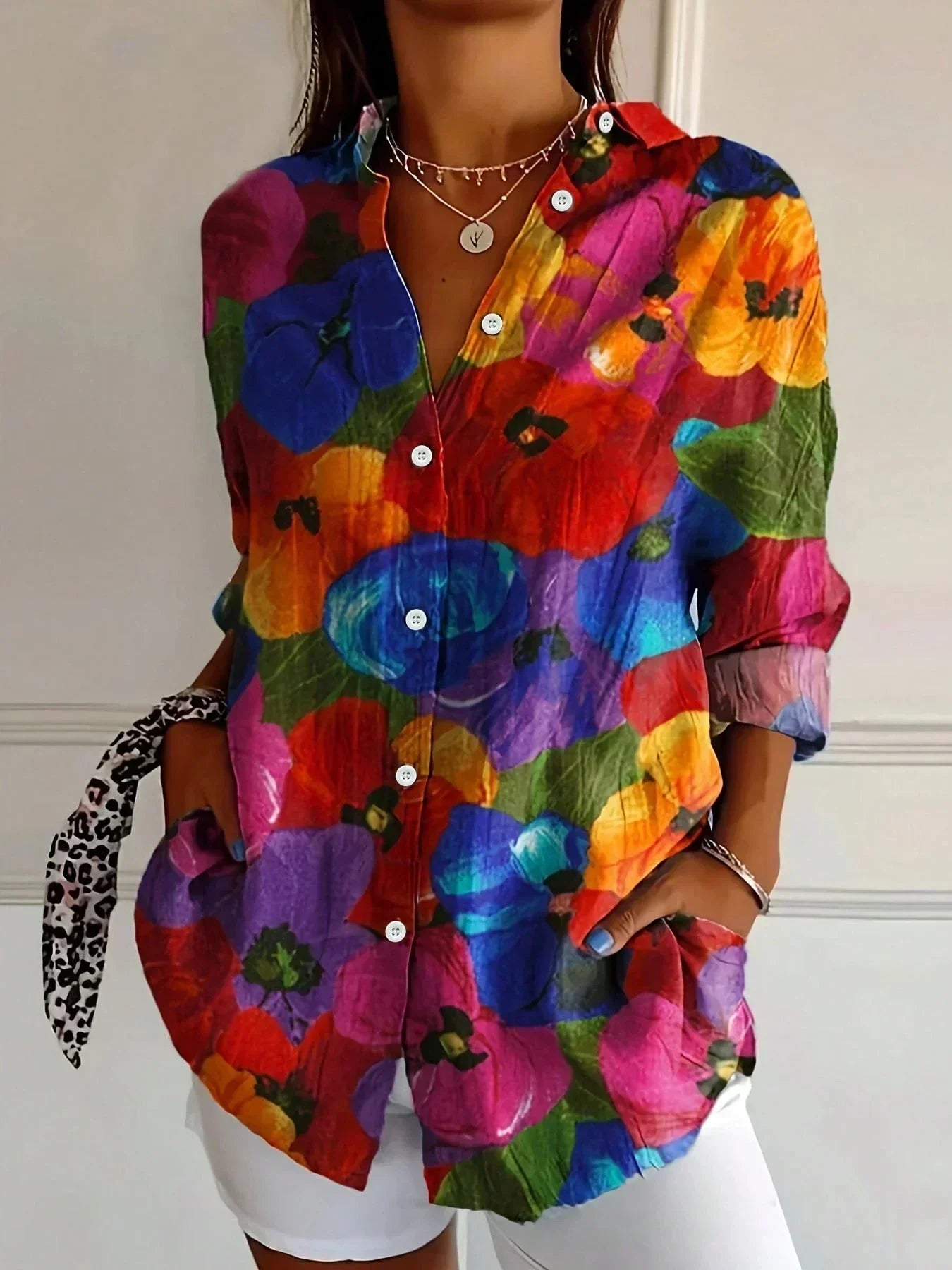 Sadie | Colourful Printed Blouse