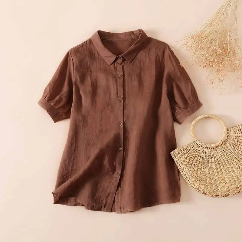 Pamela™ | Everyday Button-Up Shirt