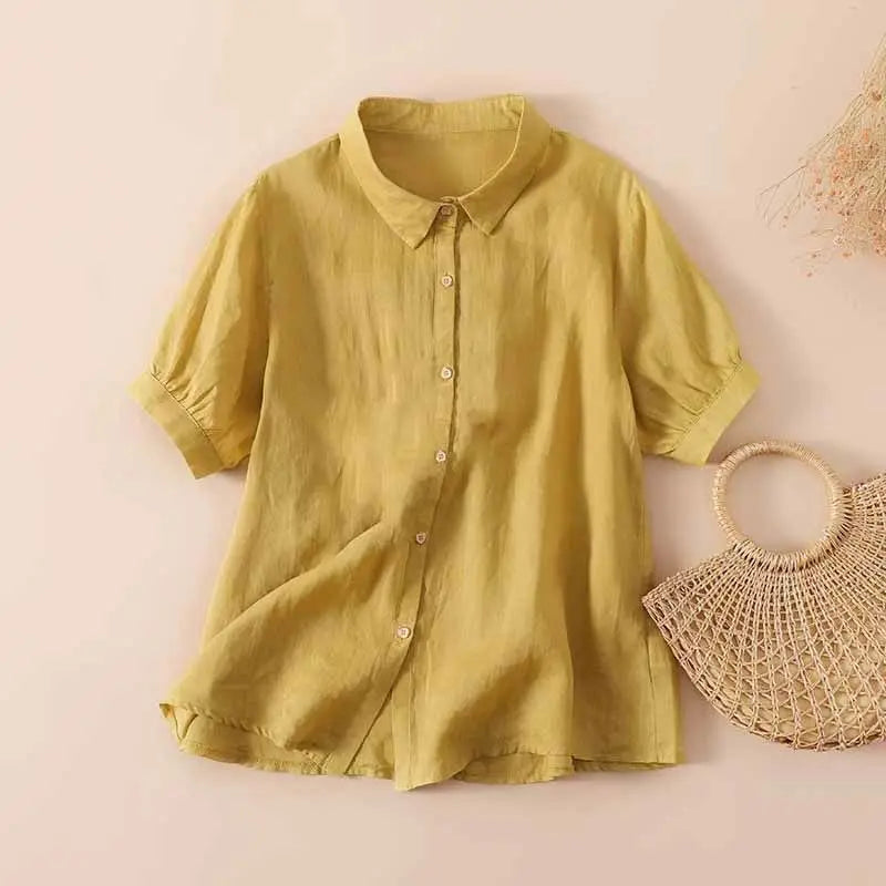 Pamela™ | Everyday Button-Up Shirt