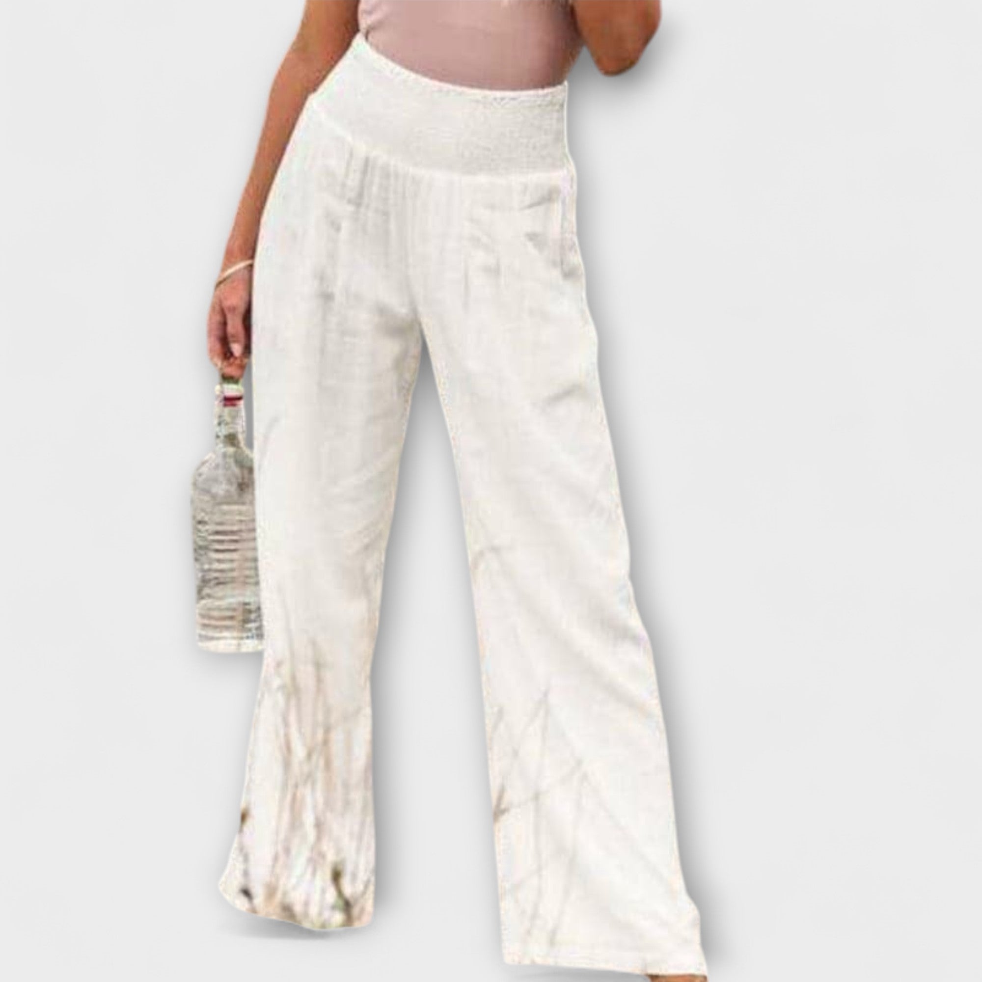 Thearya - Relaxed Wide Leg Trousers