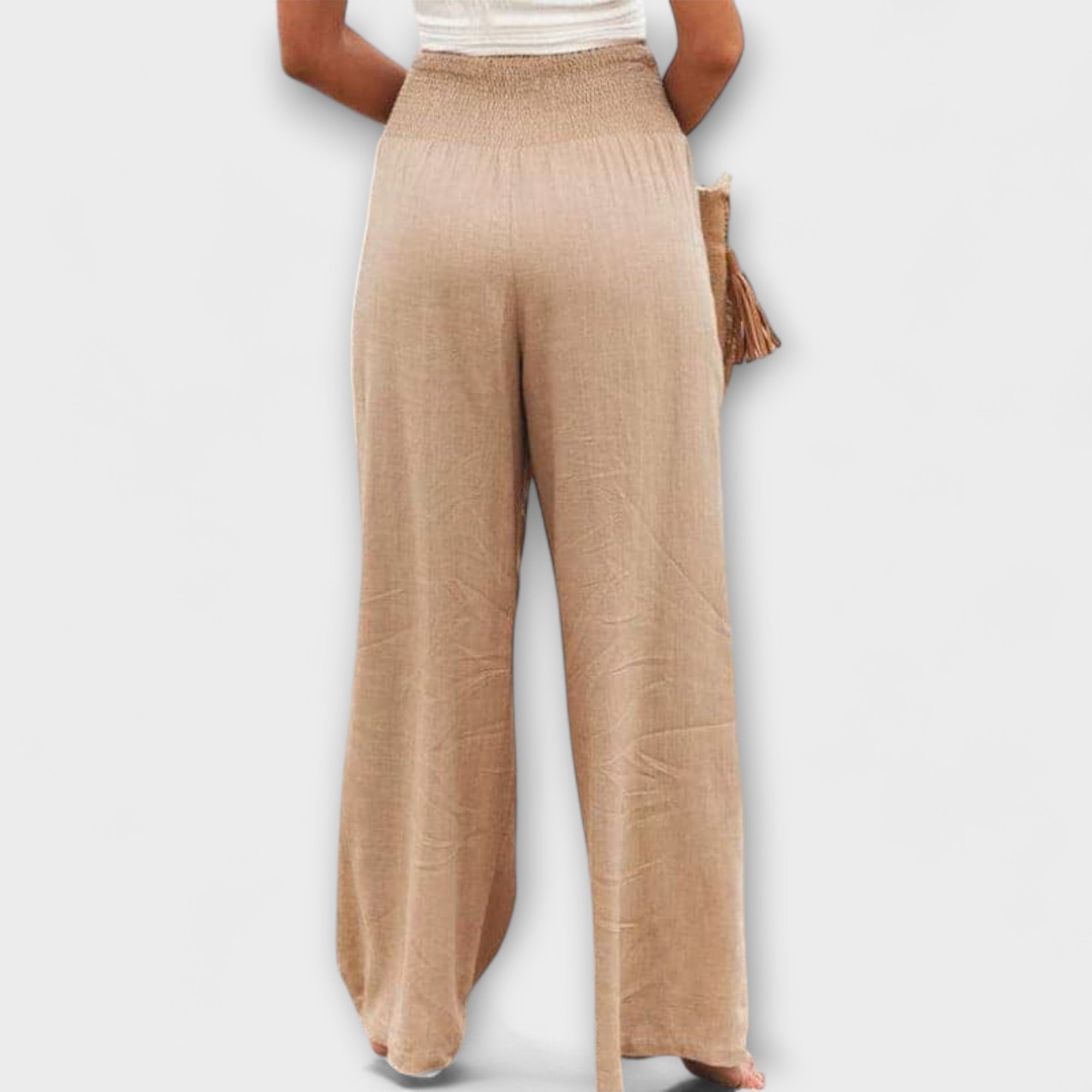 Thearya - Relaxed Wide Leg Trousers