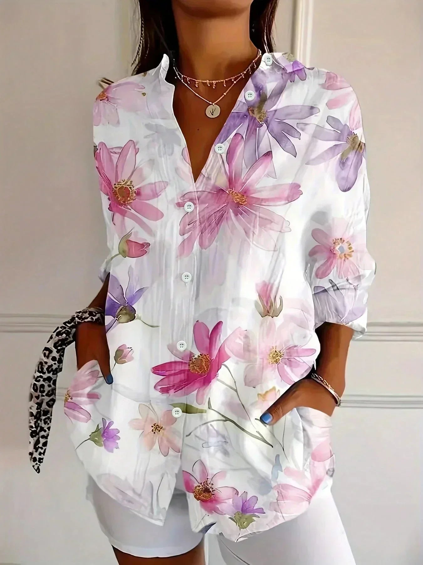 Sadie | Colourful Printed Blouse