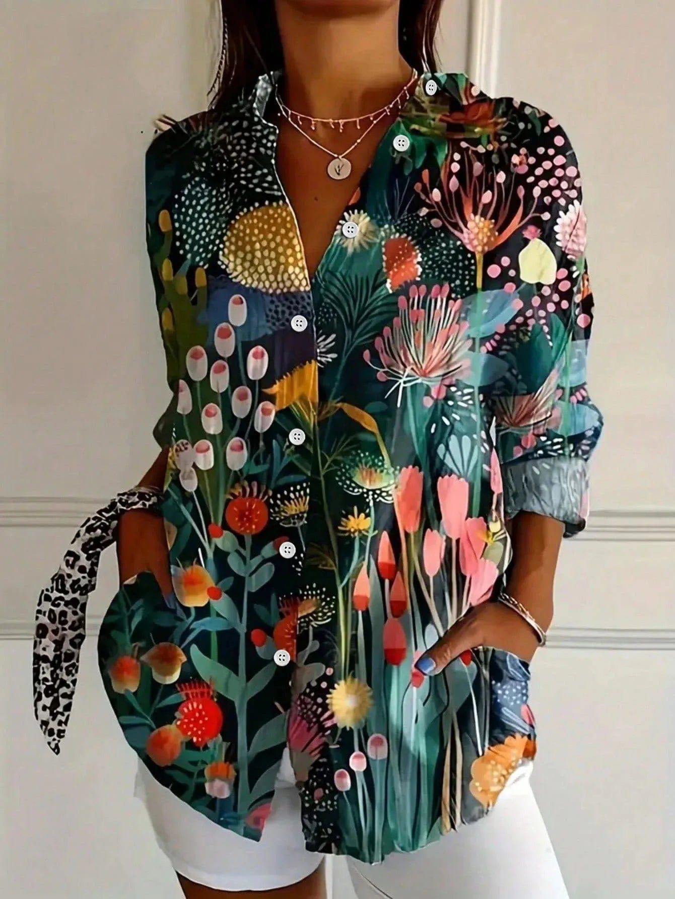 Sadie | Colourful Printed Blouse