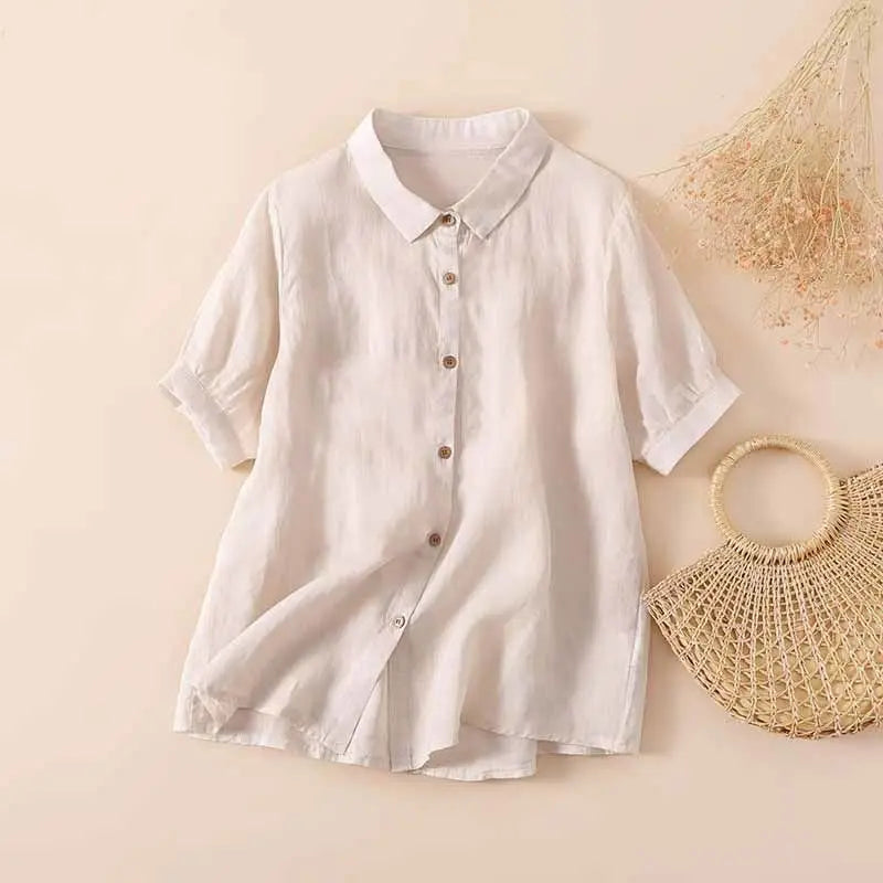 Pamela™ | Everyday Button-Up Shirt