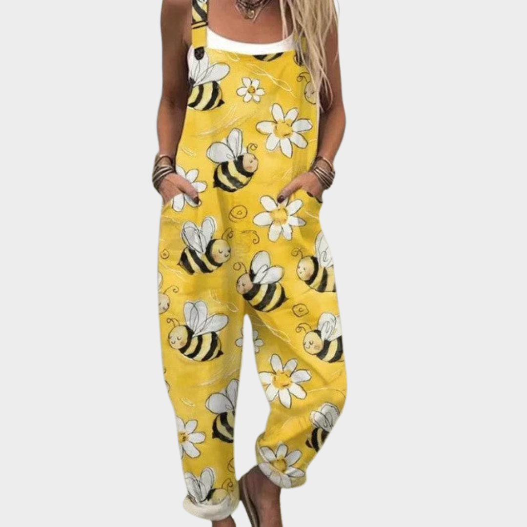 Comfortable Patterned Jumpsuit