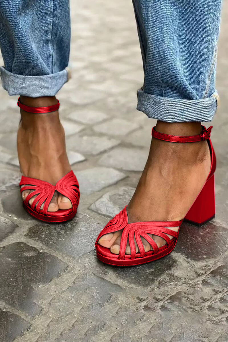 Valentina | Two-Tone All-Day Comfort Heels