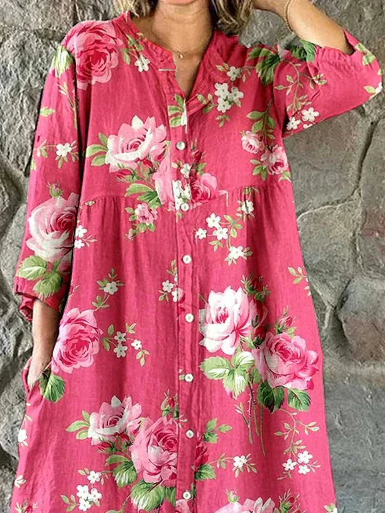 Maddie | Artistic Floral Dress