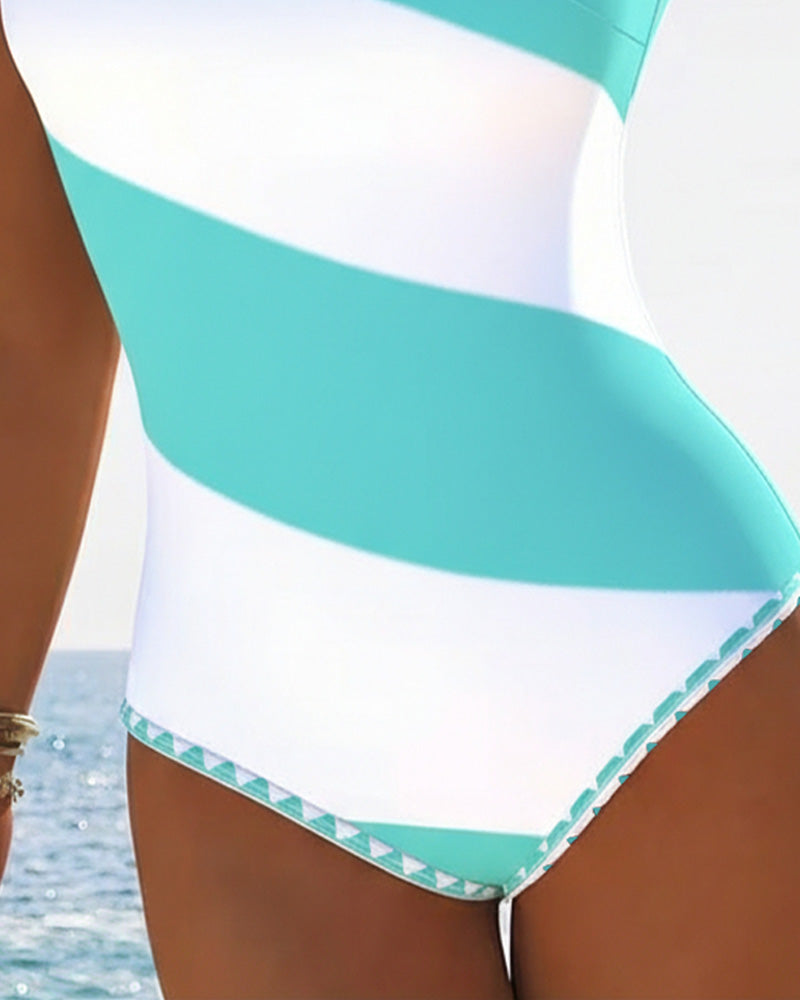 Isabella | Striped Swimsuit